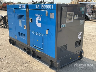 2025 Mackman UG100DC Skid-Mounted 100KVA Generator Set (Unused)