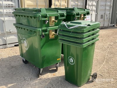 Quantity of (8) Trash Bin (Unused)