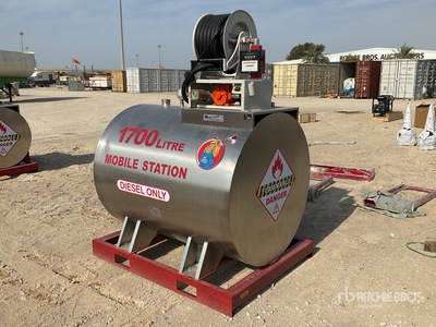 2025 Yuni D1700DC Steel Diesel 1700 Liter Fuel tank with Pump Kraftstofftank (Unused)