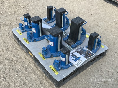 Quantity of (8) Hydraulic Toe Jack (Unused)