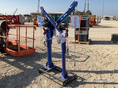 Quantity of (2) Electric Mini Cranes - Fits trucks (Unused)