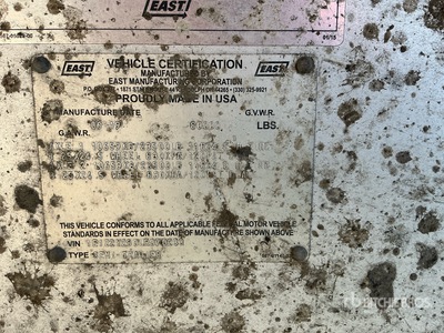 2020 East T/A 48 ft Aluminum End Dump Trailer