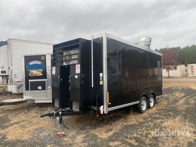 2025 The Fud Trailer 16 ft x 8 ft Portable T/A Keuken aanhangwagen