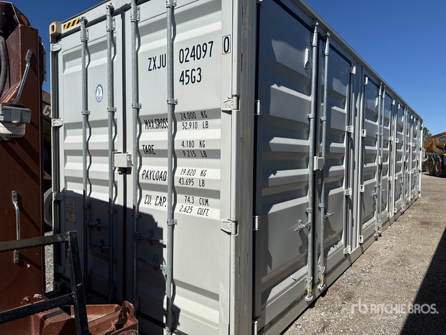 2025 40 ft High Cube Multi-Door Storage Container