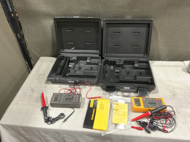 (2) Fluke 27/FM Multimeters