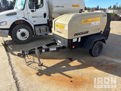 2018 (unverified) Doosan C185WDO-T4F 185 cfm Mobile Air Compressor