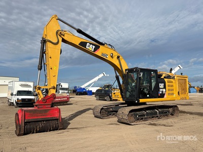 2017 Cat 320FL Mulching 油圧ショベル