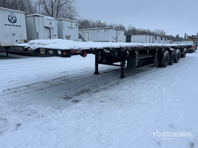 2023 Manac 28 ft Tri/A Super B-Train Lead Flatbed Trailer