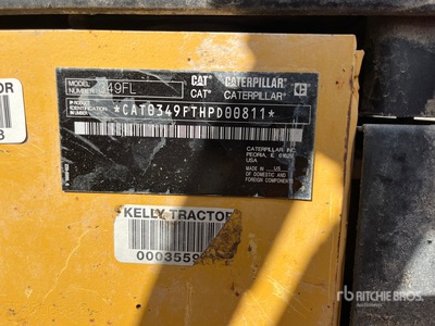 2016 Cat 349F L Tracked Excavator