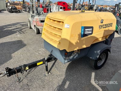 2022 Atlas Copco XAS188CD8CW 188 cfm Mobile Luftkompressor