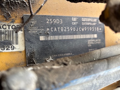 2022 Cat 259D3 Two-Speed を見 Compact Track Loader