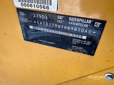 2023 Cat 279D3 Kompakt-Raupenlader