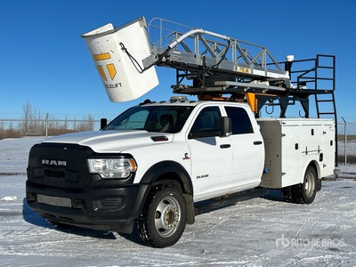 2019 Telelift TTS 36-6G 35 ft on 2019 Ram 4500 4x4 Crew Cab Bucket Truck