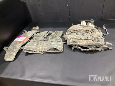 (79) Molded Waist Belts, (33) Fighting Load Carriers & Assorted Items