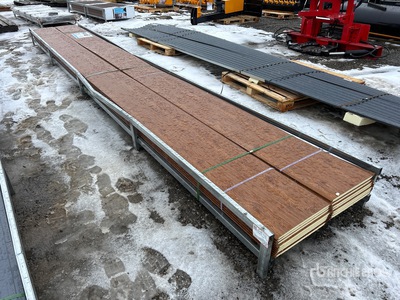 Quantity of (20) Wood Grain Polyurethane Insulated Metal Wall Panels その他 - 店舗 & 倉庫 (Unused)