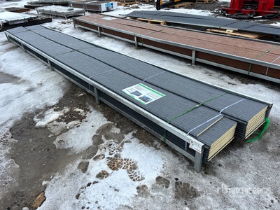 Quantity of (20) Grey Polyurethane Insulated Metal Wall Panels その他 - 店舗 & 倉庫