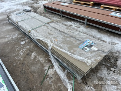 Quantity of (30) Waterproof Outdoor Composite Plank Flooring (Unused)