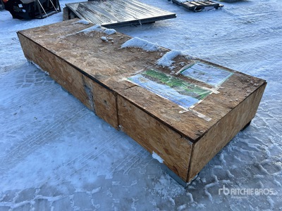 20 ft x 20 ft Mobile Garage Metal Shed Height: 12 Ft (Unused)