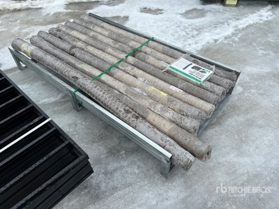 Quantity of (9) 100 ft x 6 ft Rustproof Galvanized Iron Wire Mesh Varios metales (Unused)