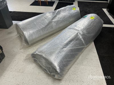 Quantity of (2) Aluminum Foil Reflective Insulation 6.6 Ft X 164 Ft (Unused)