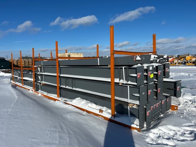 2025 BLUESEA L200FT x W60 FT x H20 FT High Strength Steel Framed Building Structural Steel (Unused)