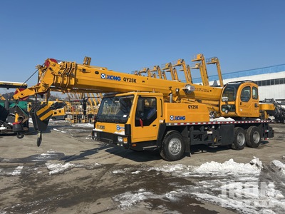 2007 XCMG QY25K 25 ton 6x4 Camión grúa hidráulico