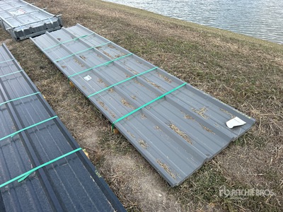 Quantity of 2025 Kit Containers 12 ft Corrugated Tin Divers  (Unused)