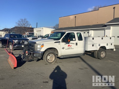 2016 Ford F-350 4x4 Extended Cab Utility Truck W/ Snow Plow
