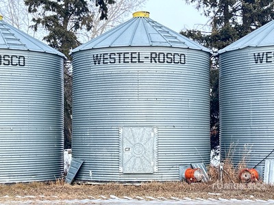 Westeel +/- 1650 bu 5 Ring Grain Bin