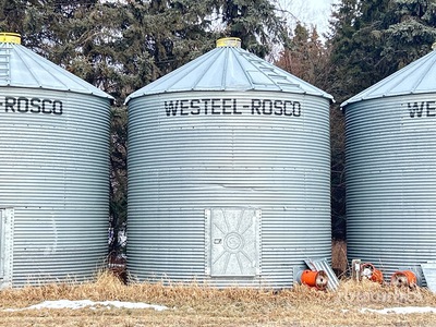 Westeel +/- 1650 bu 5 Ring Grain Bin