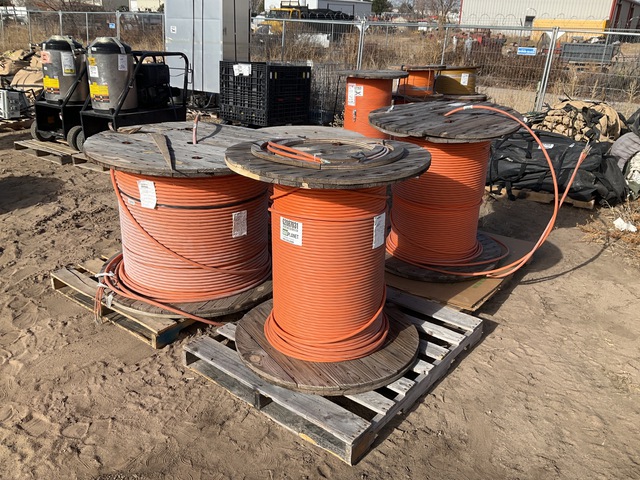 (4) Spools of Electrical Cable
