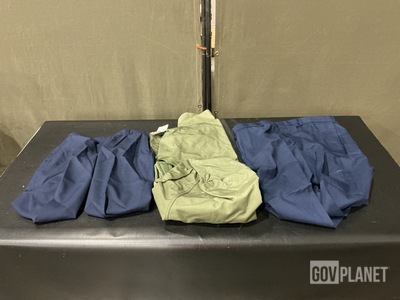 (6) Pairs of Women's Slacks, (6) Duffel Bags & Assorted Items