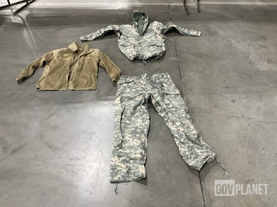 (28) Cold Weather Jackets, (12) Cold Weather Parkas & Assorted Items