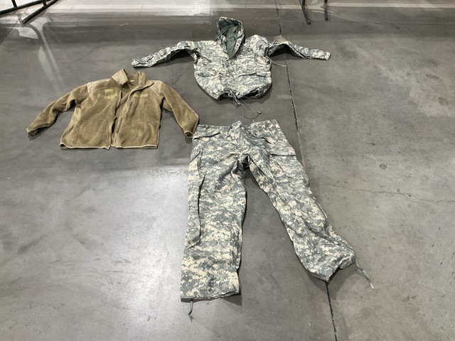 (28) Cold Weather Jackets, (12) Cold Weather Parkas & Assorted Items