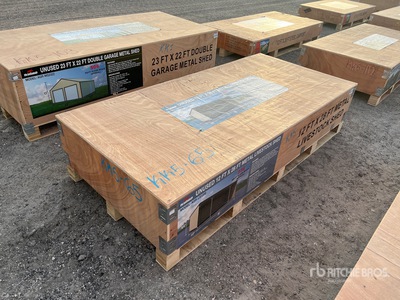 2025 Rhino AGR-LS1228 28 ft x 12 ft Metal Tettoia per bestiame (Unused)