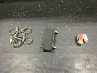 (1) Receptacle Connector, (19) Brackets, (245) Loop Clamps & Assorted Items