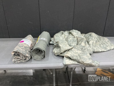 (34) Bivy Covers, (32) Wet Weather Poncho Liners & Assorted Items