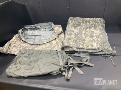 (33) Poncho Liners, (2) Bivy Covers, (11) Stuff Sacks & Assorted Items
