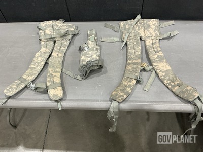 (58) Frame Shoulder Straps, (12) Pistol Holsters & (7) Holster Leg Extenders