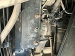 Engine with A/C Compressor