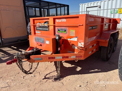 2020 MMDI 10 ft T/A Dump Utility Trailer