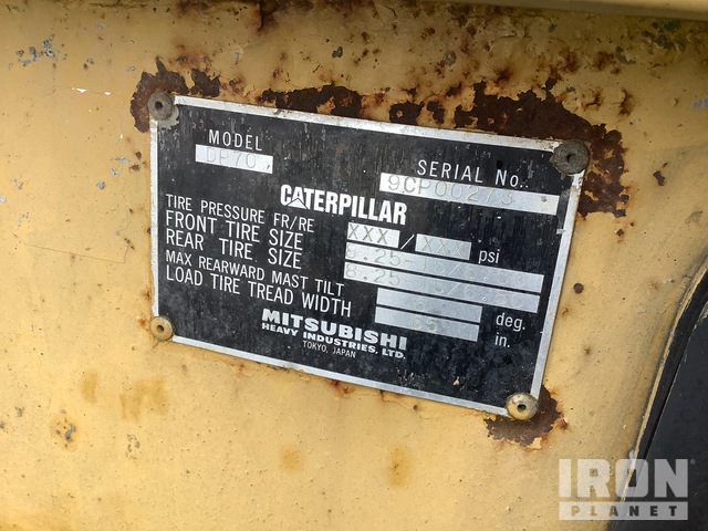 MONTACARGAS 1995 CATERPILLAR DP70