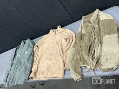 (17) Cold Weather Jackets, (4) Cold Weather Shirts & Assorted Items
