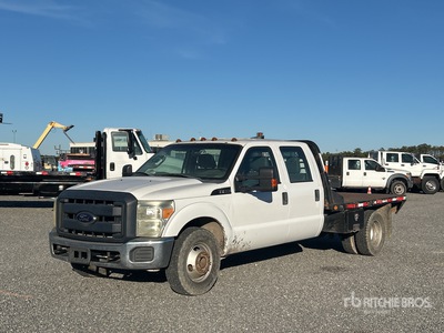 2012 Ford F-350 XL 4x2 Crew Cab Flatbed Truck