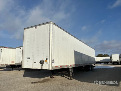 2014 Utility VS2DX 53 ft x 102 in T/A Van Trailer