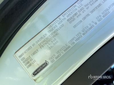 Elgin Broom Bear on 2015 Freightliner M2 106 Sweeper Truck