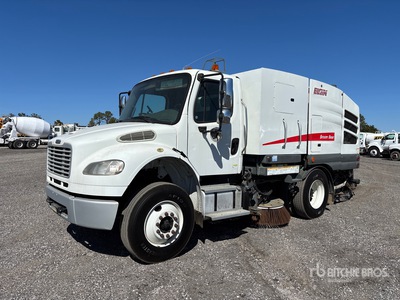 Elgin Broom Bear on 2015 Freightliner M2 106 Sweeper Truck