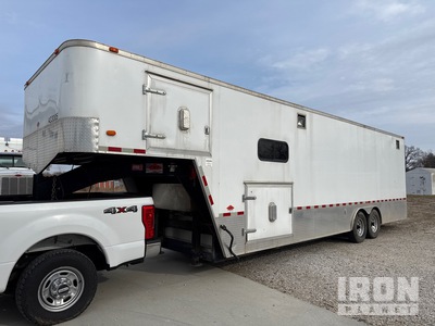 2018 Ameritrail 34 ft T/A Gooseneck Oil Field Service Remorque fermée