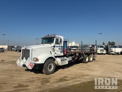 2013 Peterbilt 367 6x4 Flatbed Truck