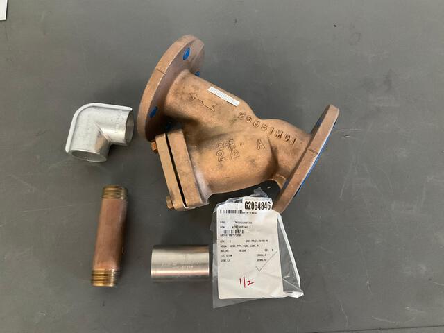 (124) Elbows, (2) Strainers, (3) Couplings & Assorted Items